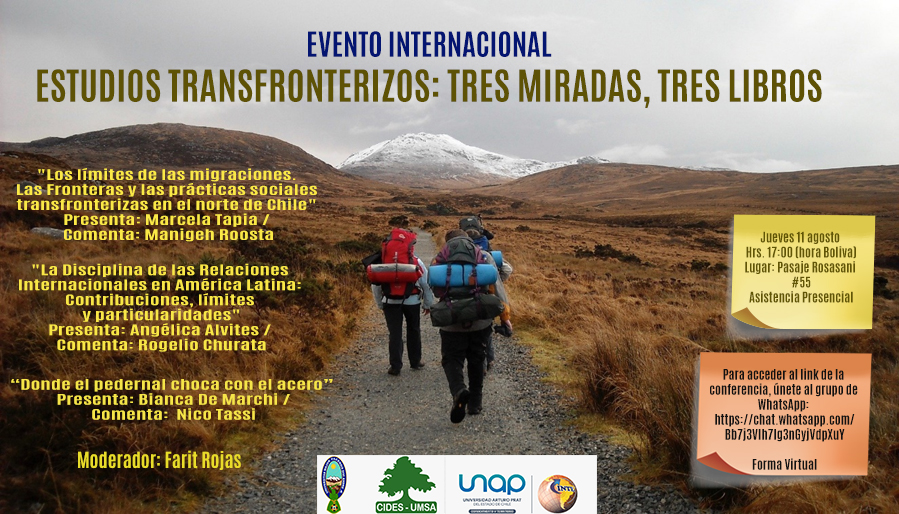 ESTUDIOS TRANSFRONTERIZOS: TRES MIRADAS, TRES LIBROS