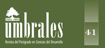 CONVOCATORIA REVISTA UMBRALES 41