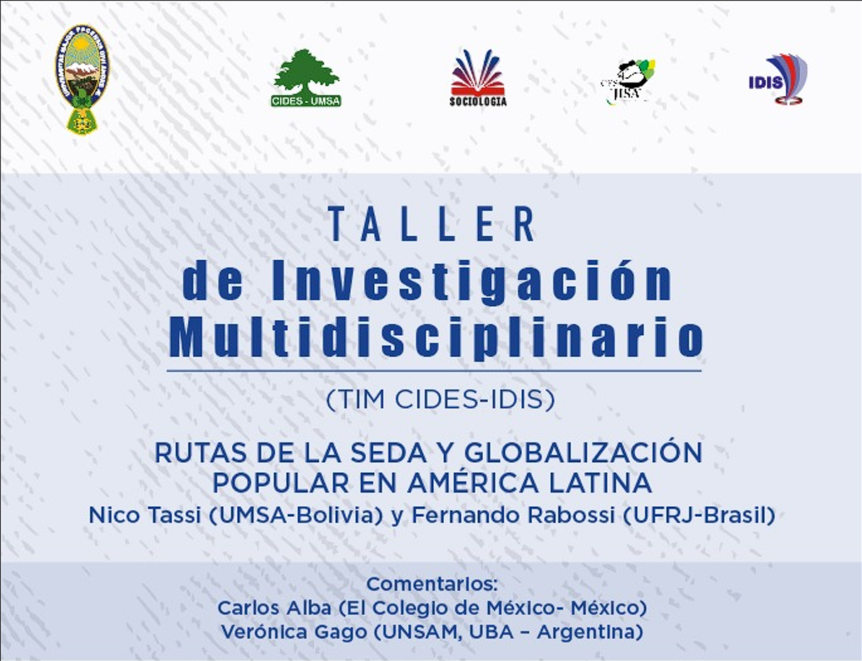 CIDES E IDIS INAUGURAN UN TALLER MULTIDISCIPLINARIO DE INVESTIGACIÓN GESTIÓN 2023