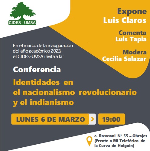 Conferencia Identidades en el nacionalismo revolucionario y el indianismo
