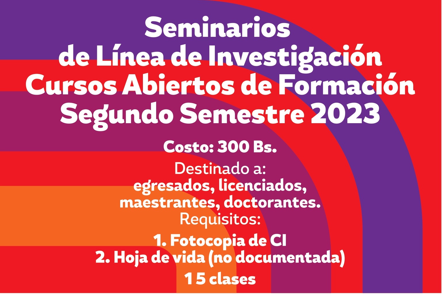 SEMINARIOS DE LINEA DE INVESTIGACION