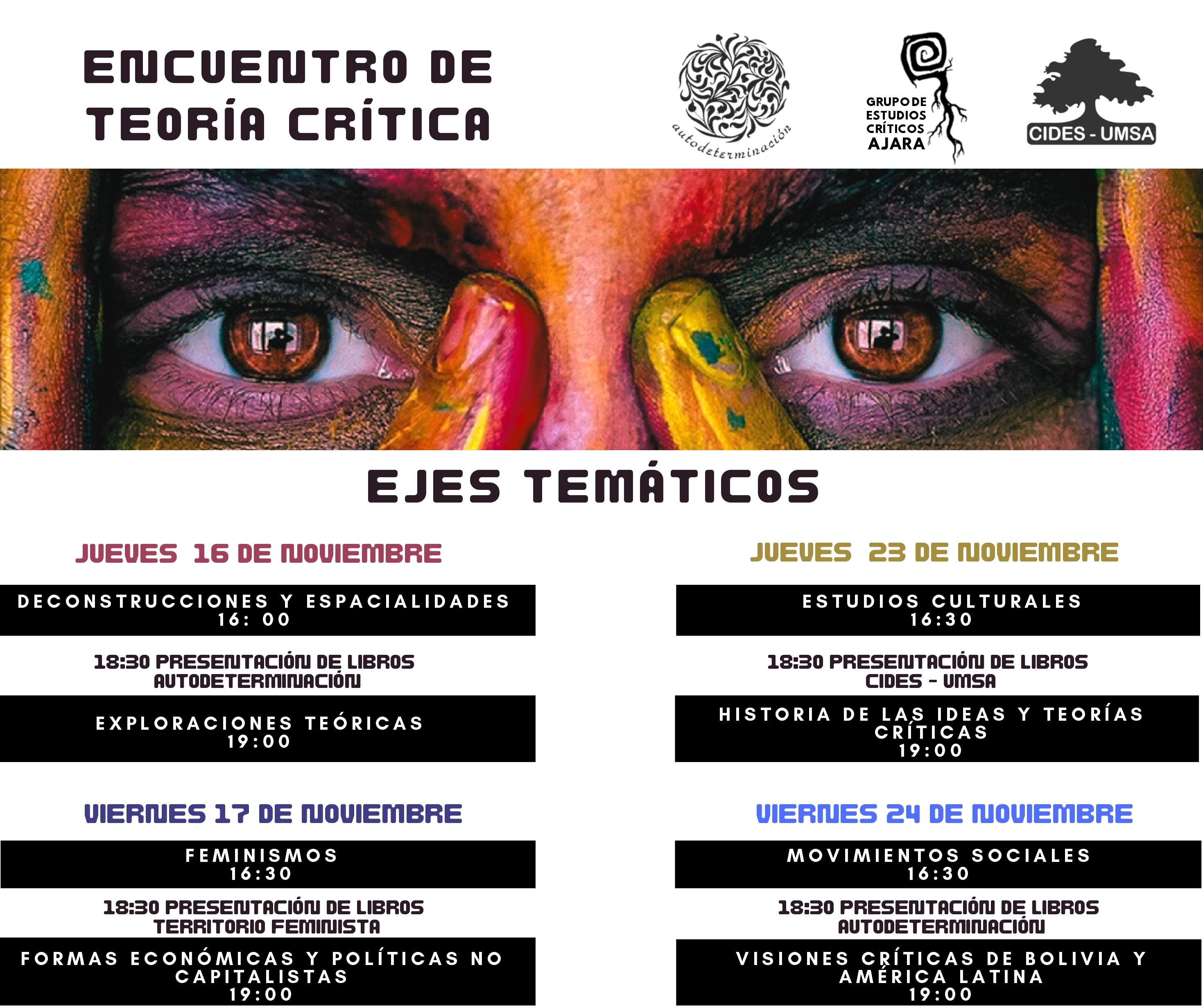 ENCUENTRO DE TEORÍA CRÍTICA