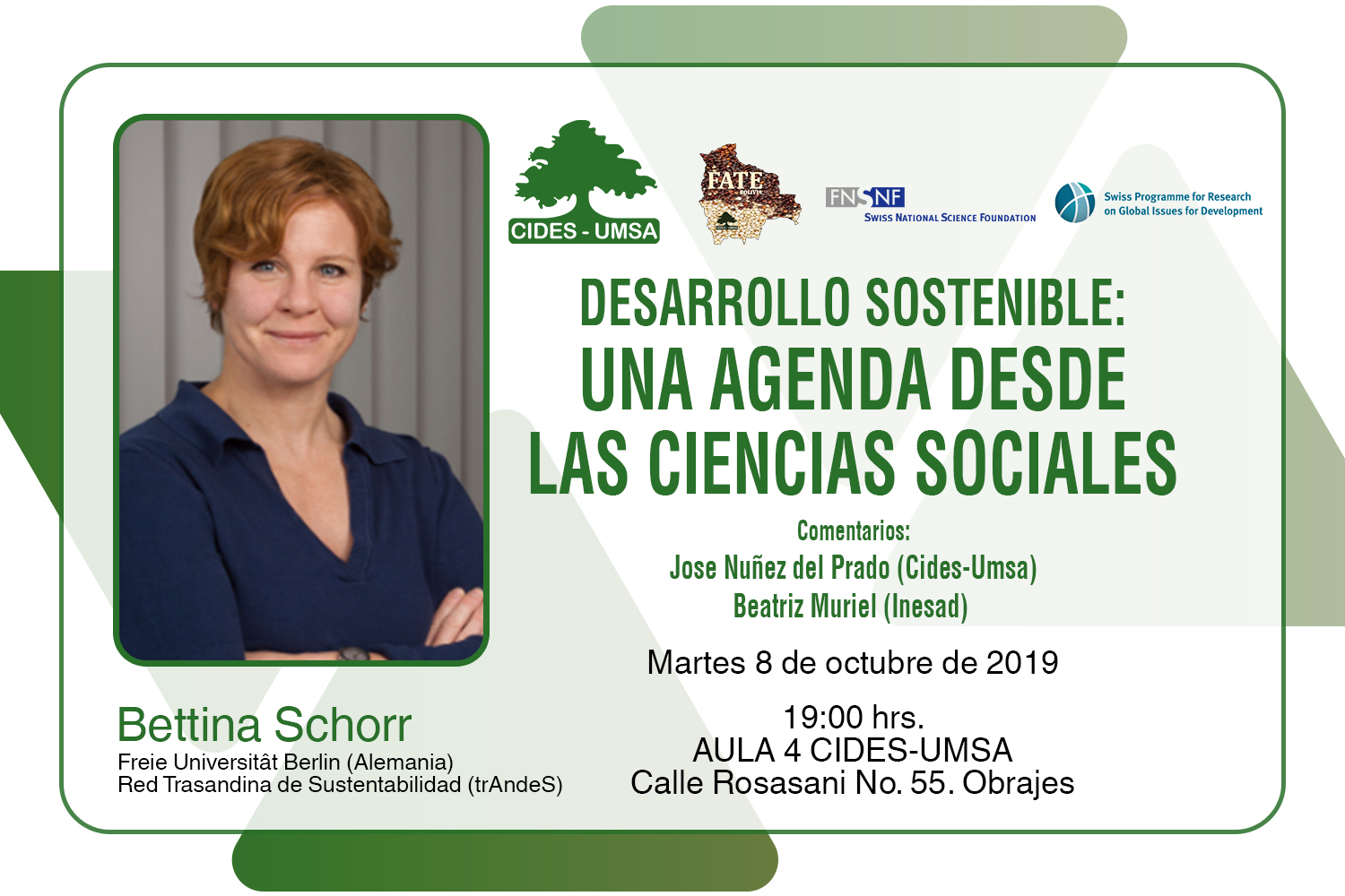 DESARROLLO SOSTENIBLE: UNA AGENDA DESDE LAS CIENCIAS SOCIALES