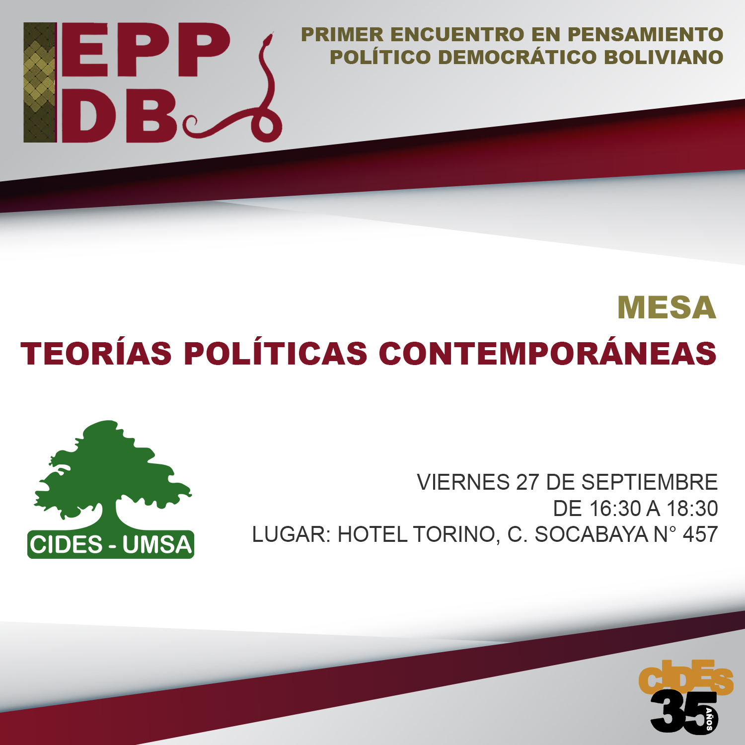 TEORÍAS POLÍTICAS CONTEMPORÁNEAS