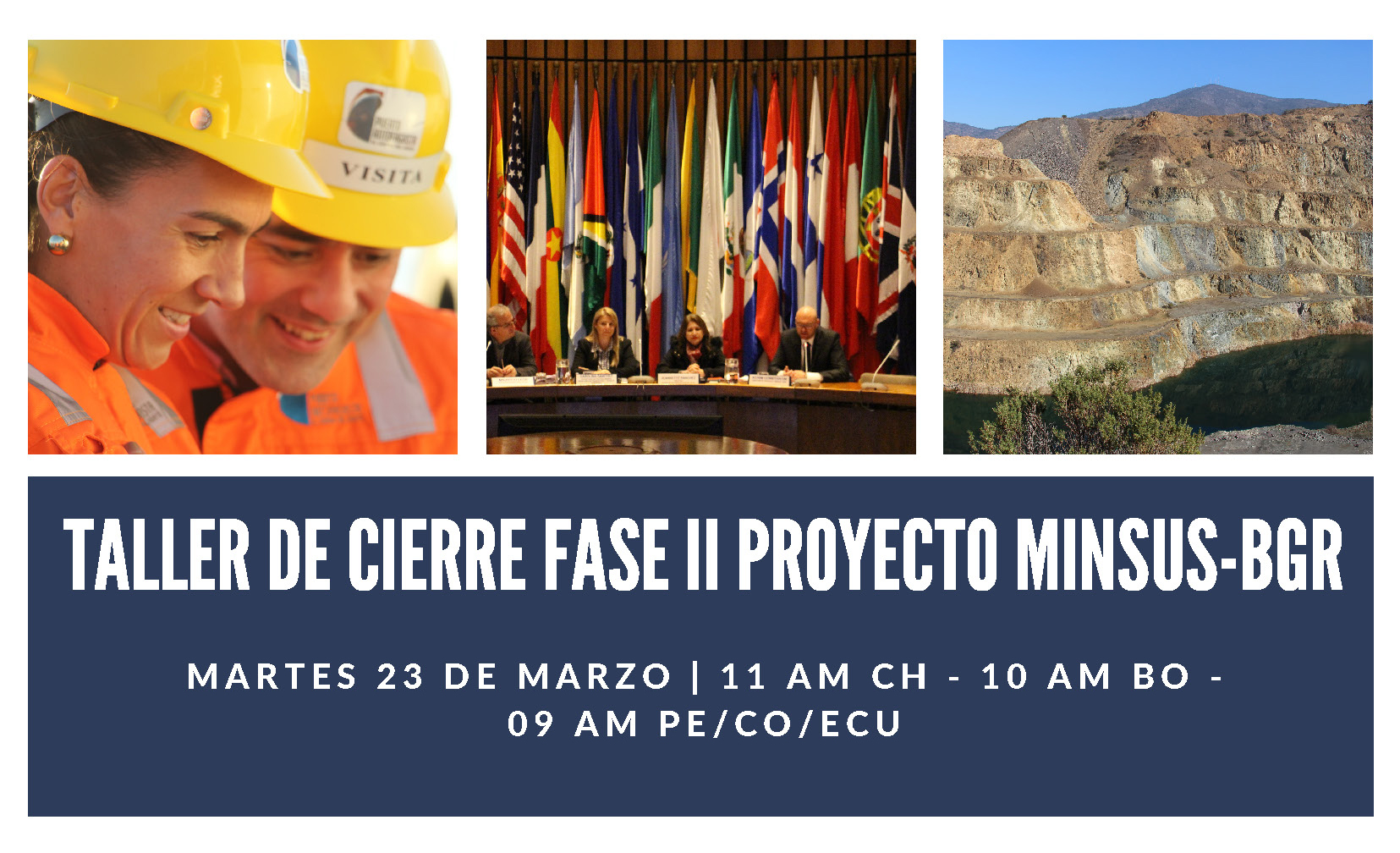 TALLER DE CIERRE FASE II PROYECTO MINSUS-BGR
