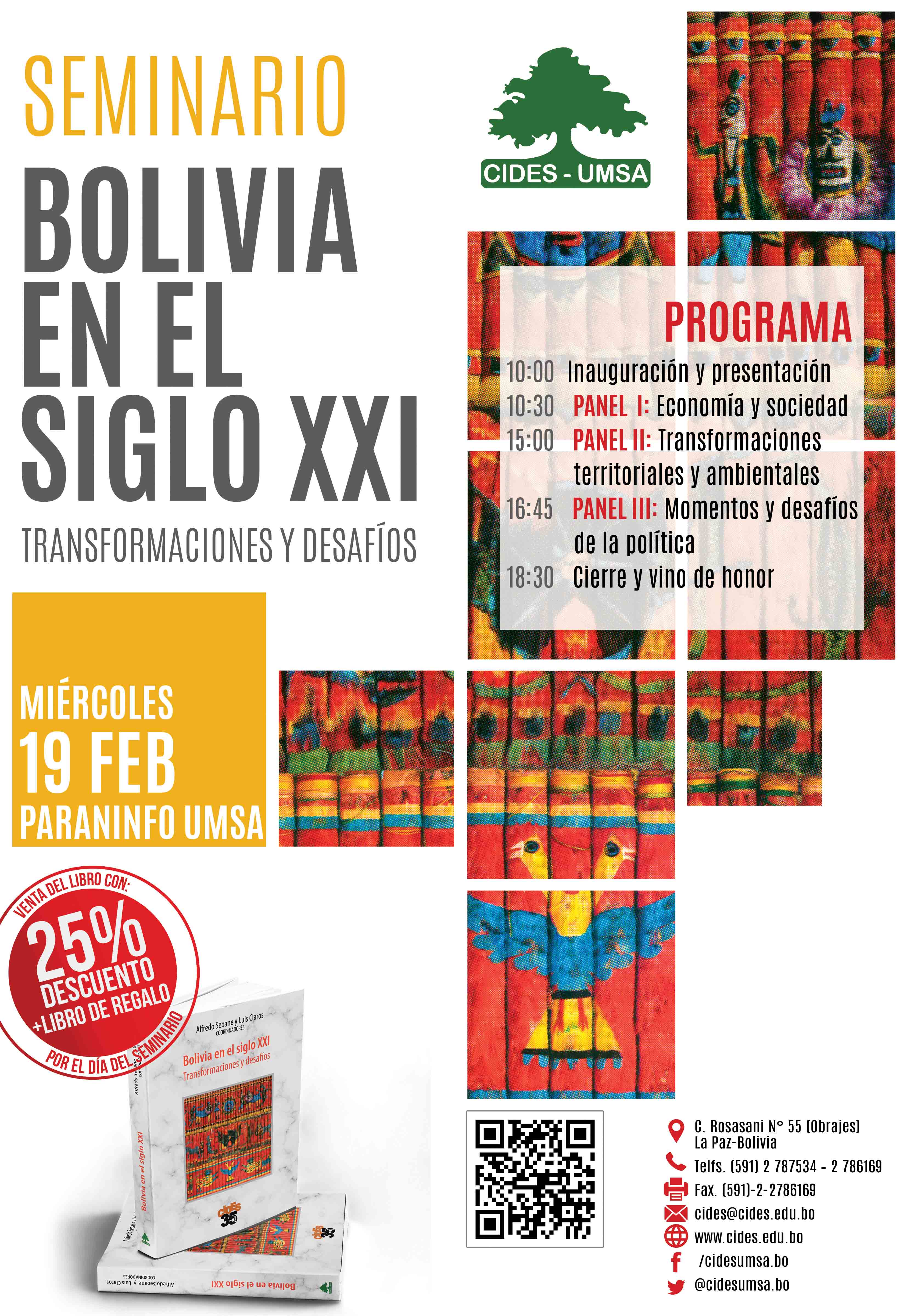 SEMINARIO BOLIVIA EN EL SIGLO XXI