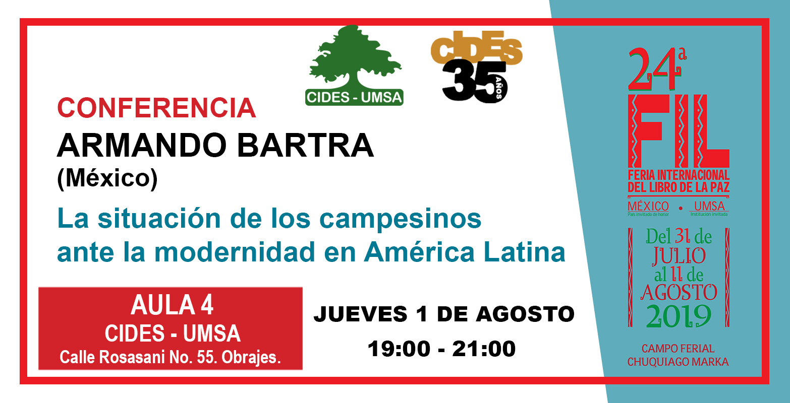 CONFERENCIA ARMANDO BARTRA (México)