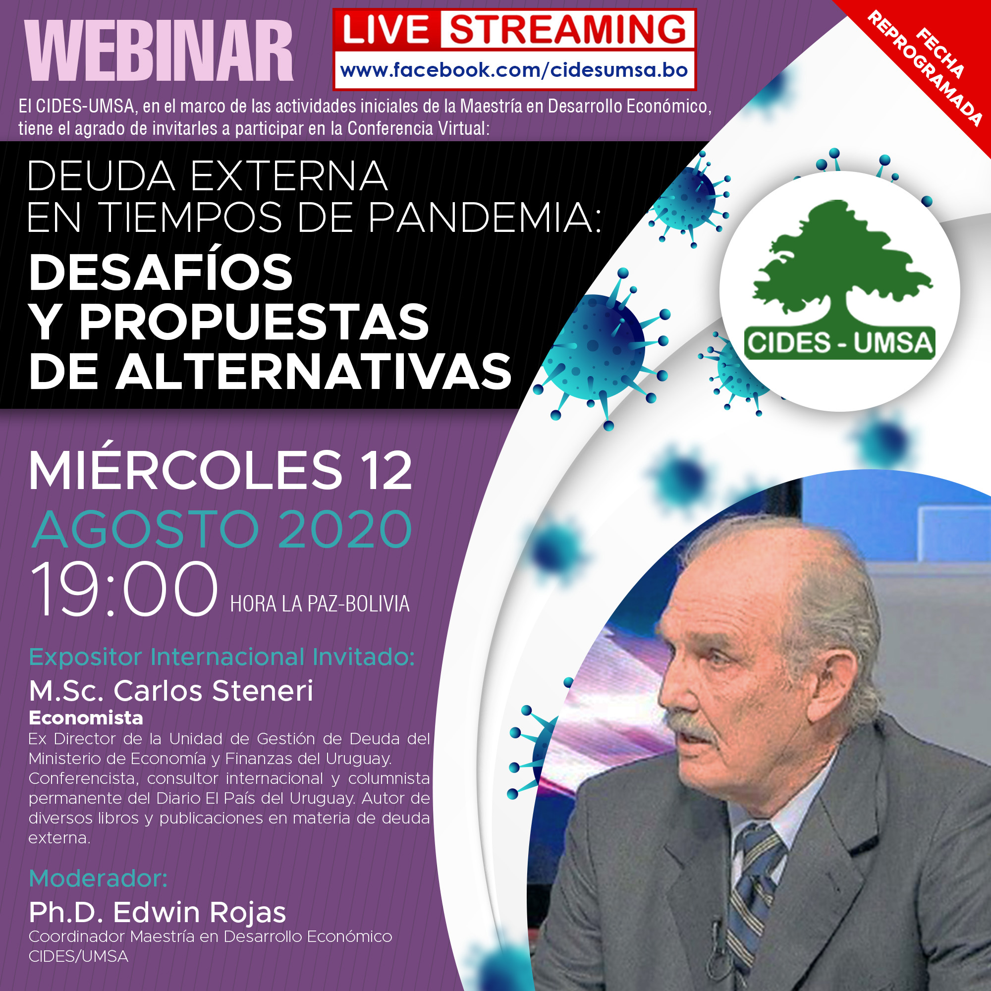 WEBINAR: DEUDA EXTERNA EN TIEMPOS DE PANDEMIA: DESAFÍOS Y PROPUESTAS DE ALTERNATIVAS 