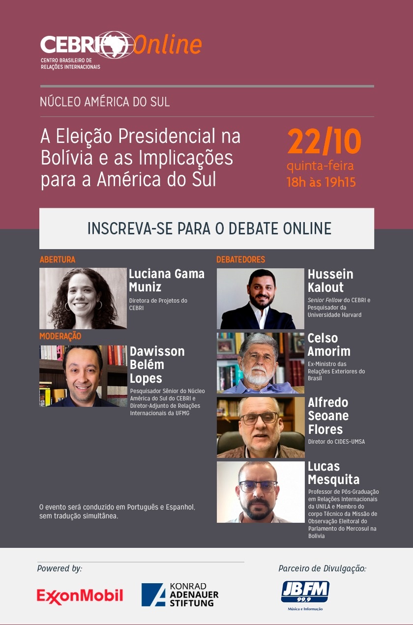 DEBATE: La elección presidencial en Bolivia y las implicaciones para America del Sur