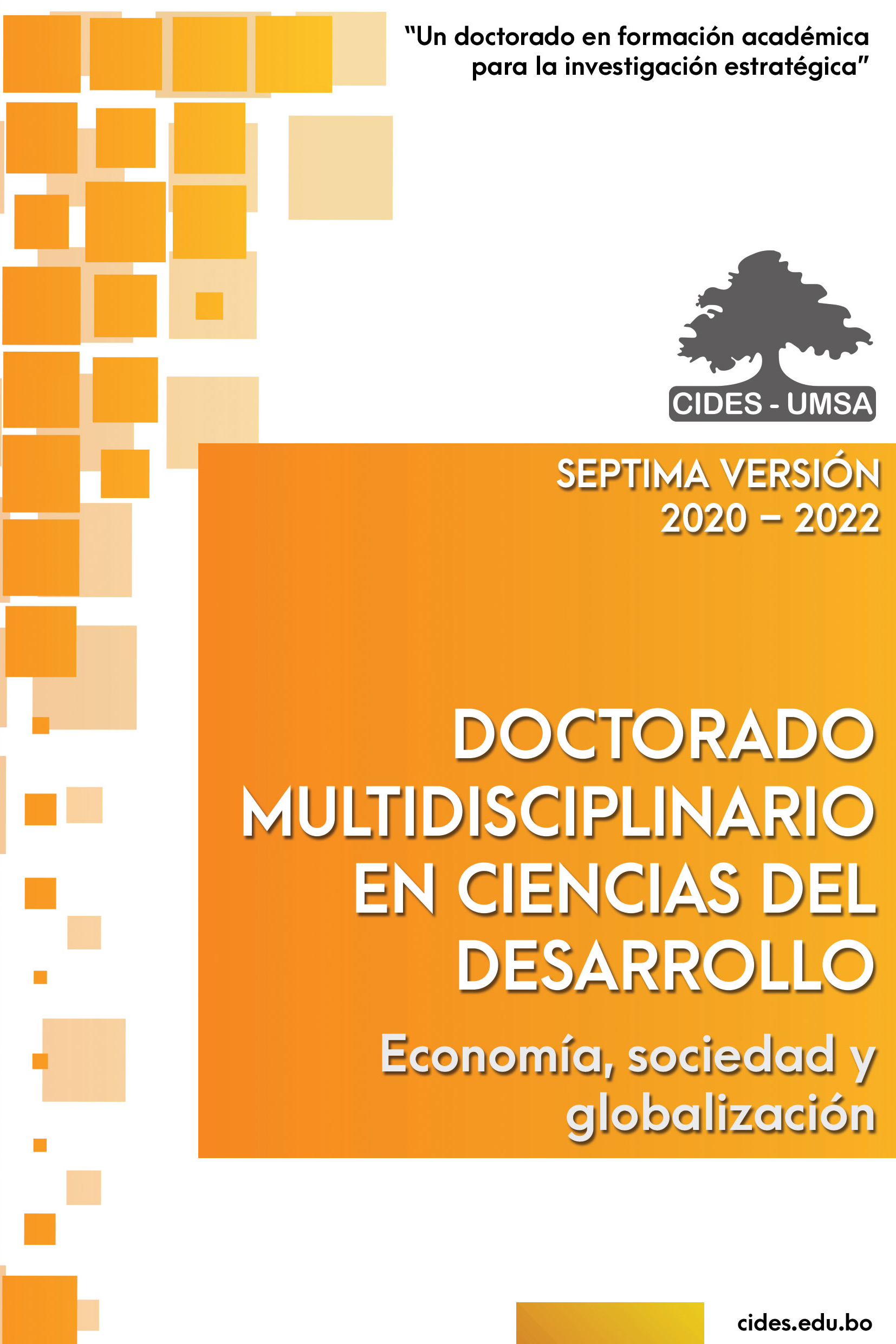 DOCTORADO MULTIDISCIPLINARIO EN POLÍTICA, SOCIEDAD Y CULTURA