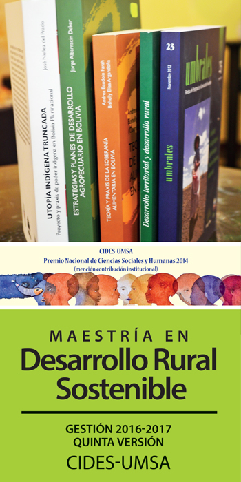 MAESTRÍA EN DESARROLLO RURAL