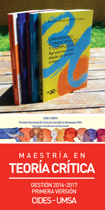 MAESTRÍA EN TEORÍA CRÍTICA
