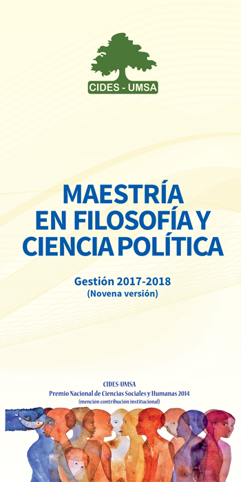 MAESTRÍA EN FILOSOFÍA Y CIENCIA POLÍTICA