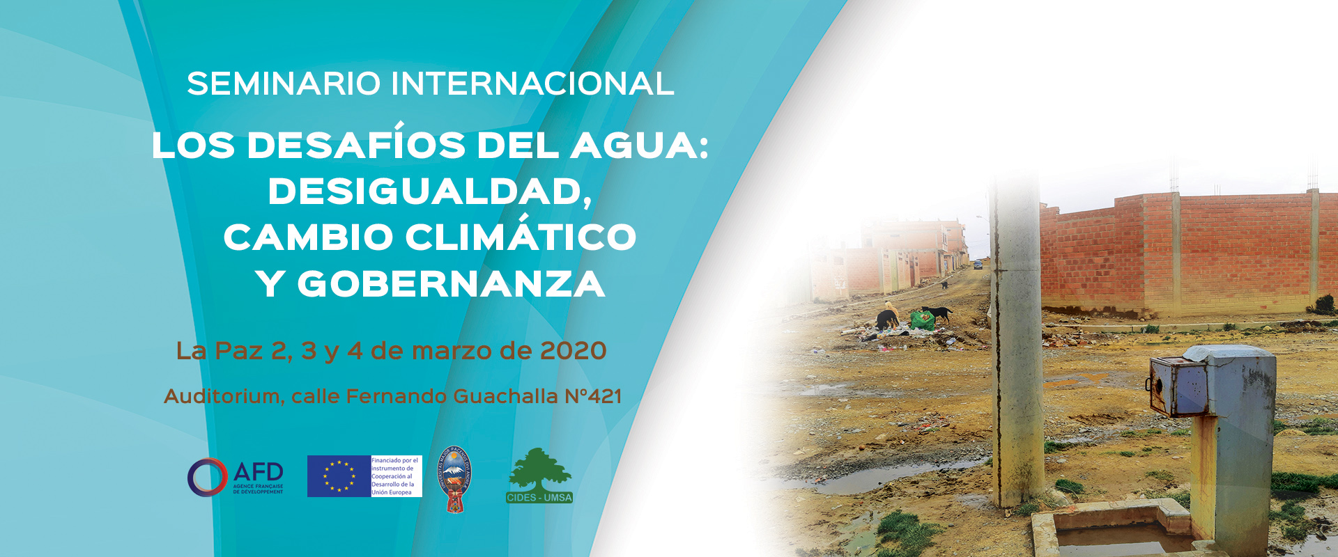 SEMINARIO LOS DESAFIOS DEL AGUA . SLIDER