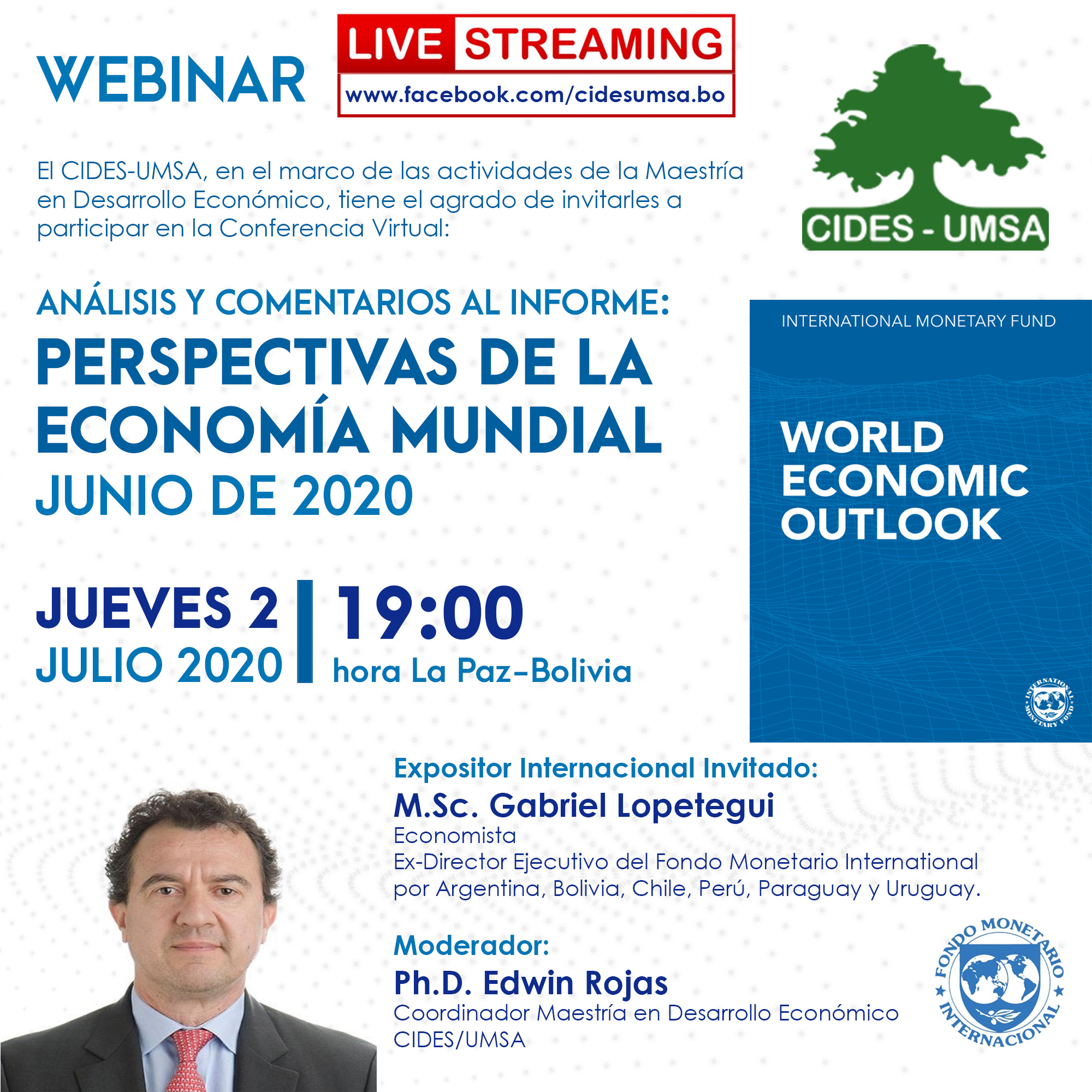 WEBINAR: Análisis y Comentarios al Informe: Perspectivas de la Economía Mundial - Junio de 2020 (+VIDEO)