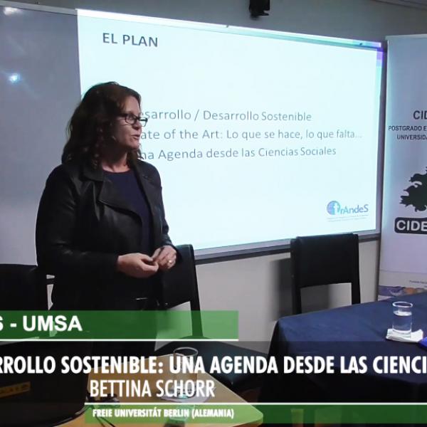 DESARROLLO SOSTENIBLE UNA AGENDA DESDE LAS CIENCIAS SOCIALES