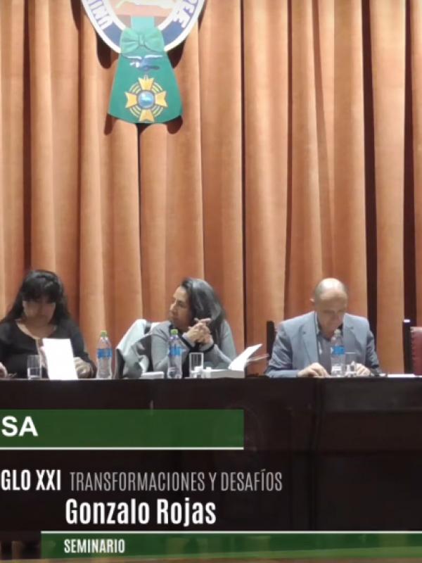 SEMINARIO BOLIVIA EN EL SIGLO XXI Gonzalo Rojas
