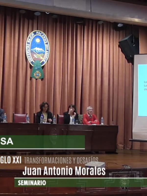 SEMINARIO BOLIVIA EN EL SIGLO XXI Juan Antonio Morales