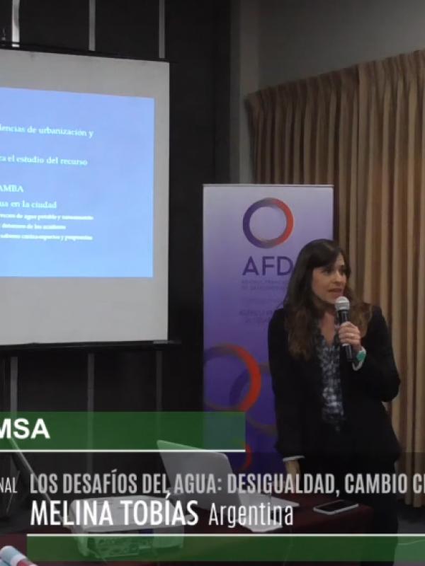 SEMINARIO INTERNACIONAL DESAFÍOS DEL AGUA: Melina Tobías, Argentina